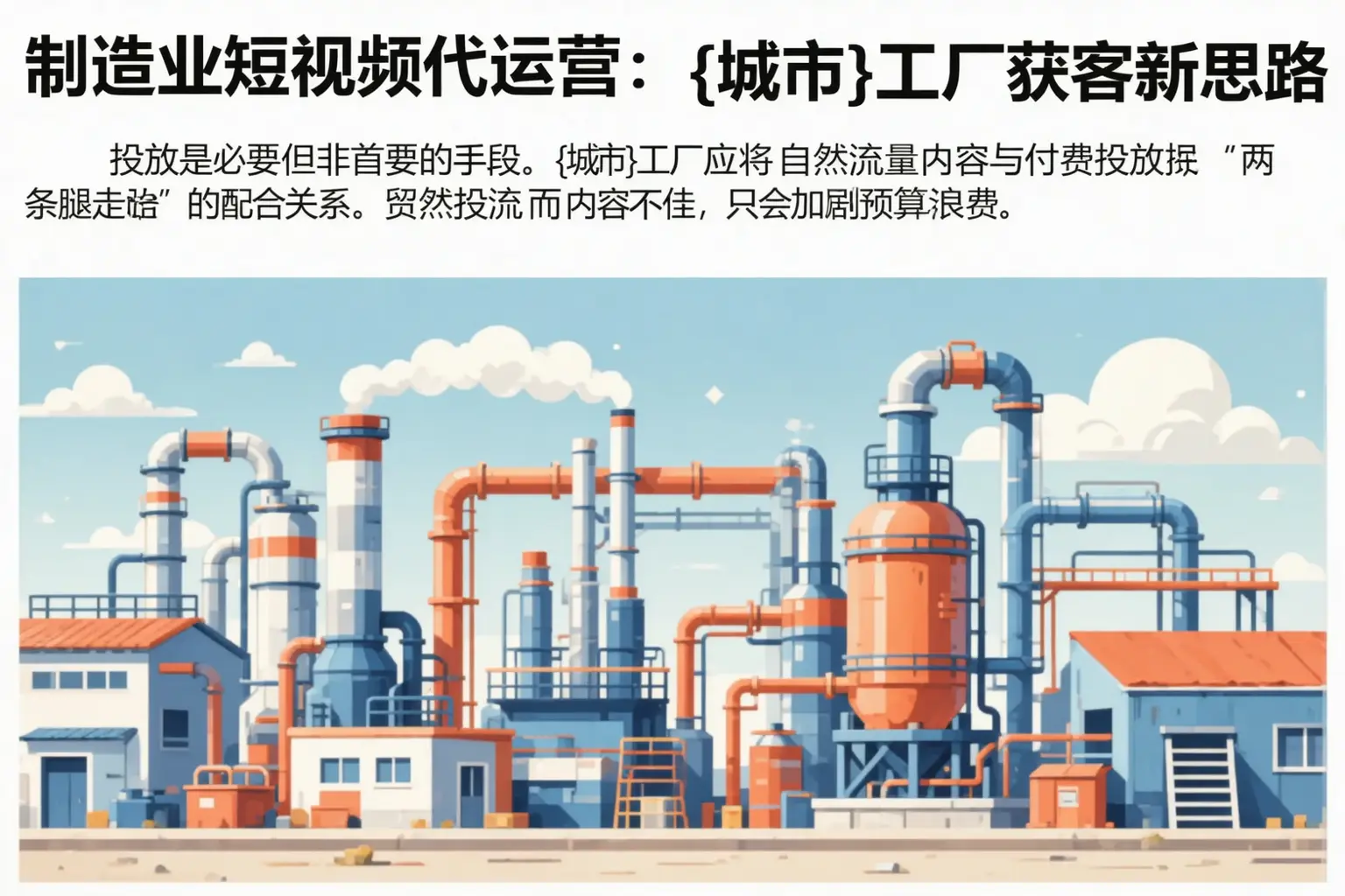 制造业短视频代运营：浑江工厂获客新思路